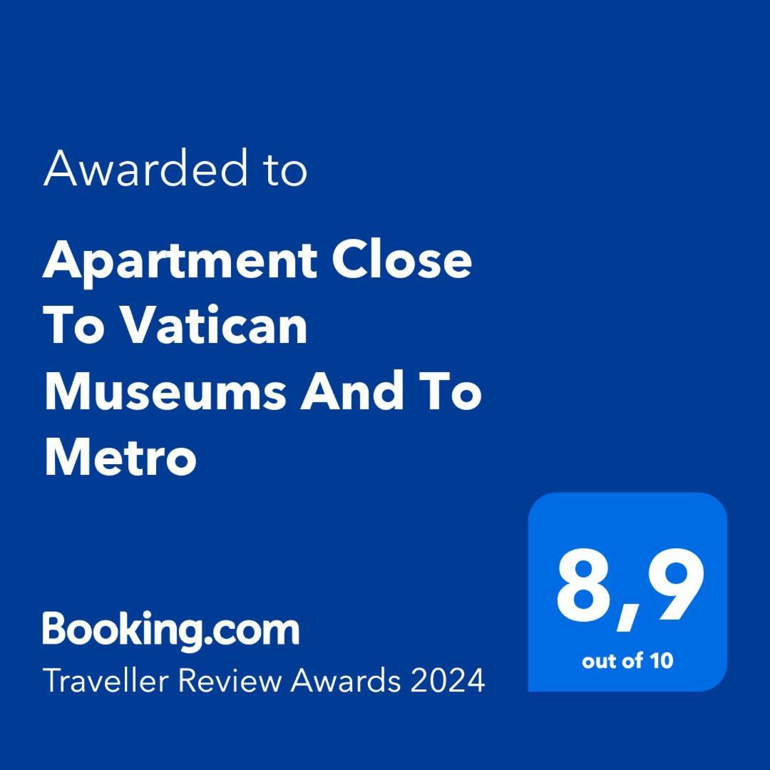 Apartment Close To Vatican Museums And To Metro Рим Экстерьер фото