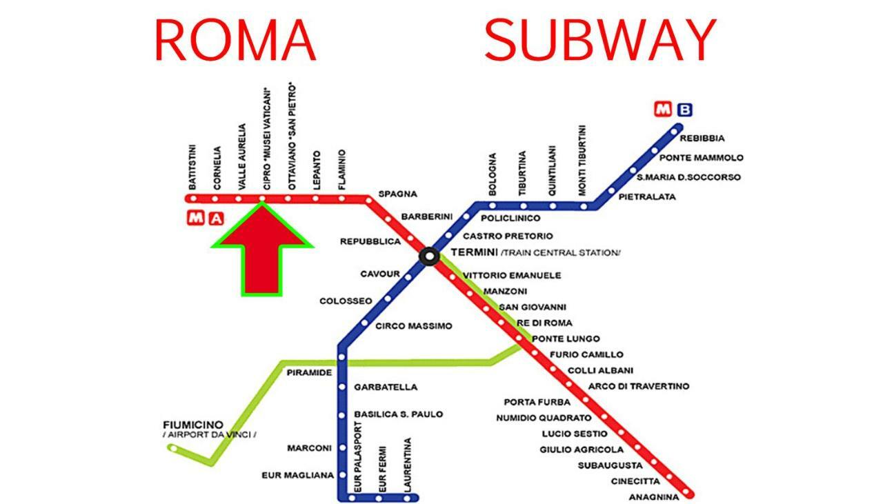 Apartment Close To Vatican Museums And To Metro Рим Экстерьер фото